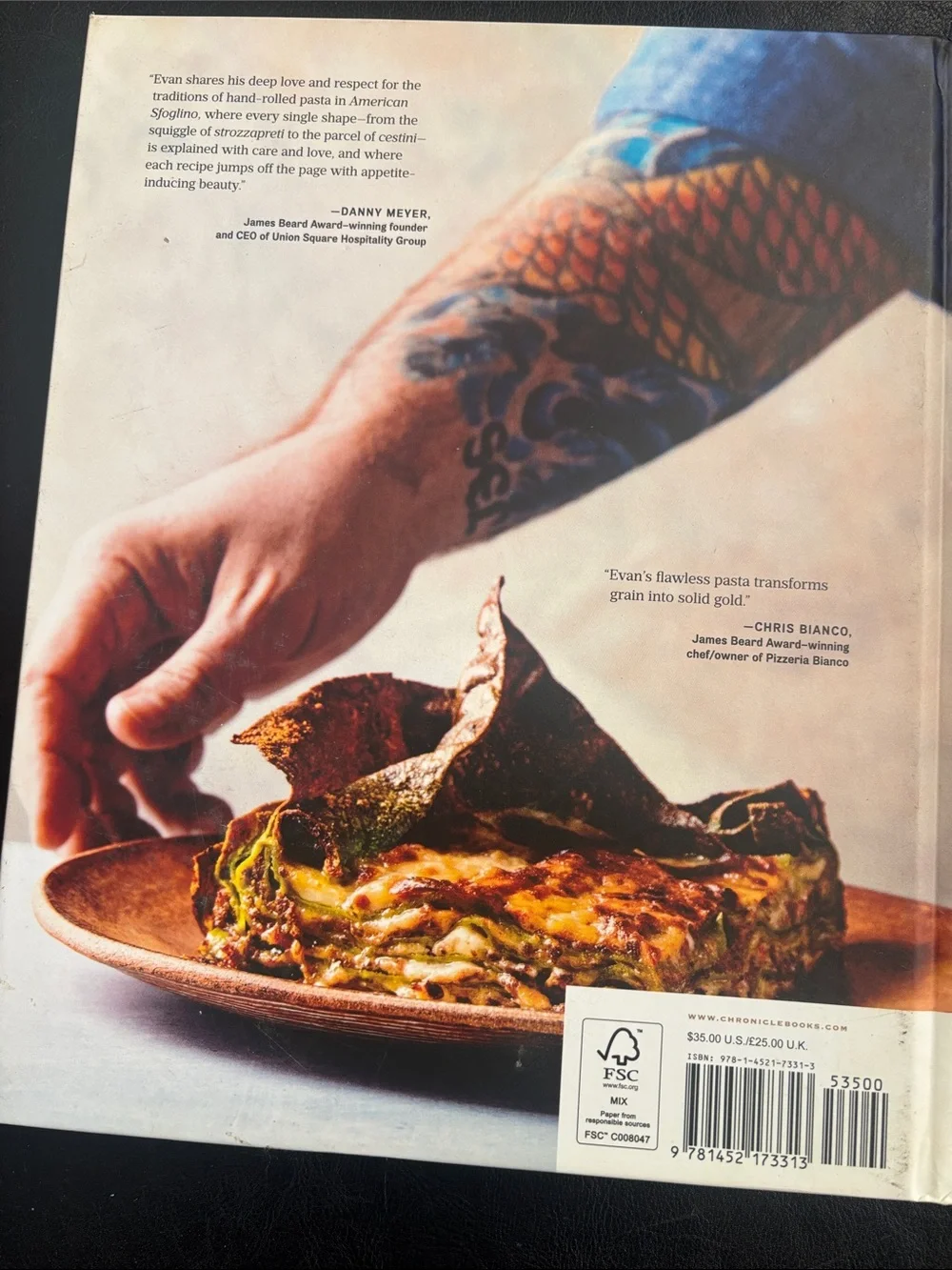 American Sfoglino Handmade Pasta Cookbook